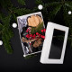Ajándékszett díszdobozban TÉLI FŰSZEREK. Illat esszencia, testápoló ecset és szappan.