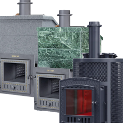 GEFEST fatüzelésű szaunakályhák