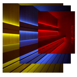 Szauna LED szalagok, RGB