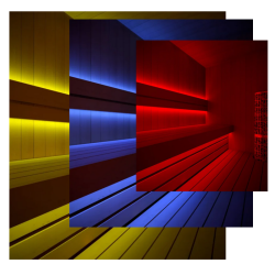 Szauna LED szalagok, RGB