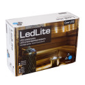 Szaunavillám Led Lite 6, fekete - 2