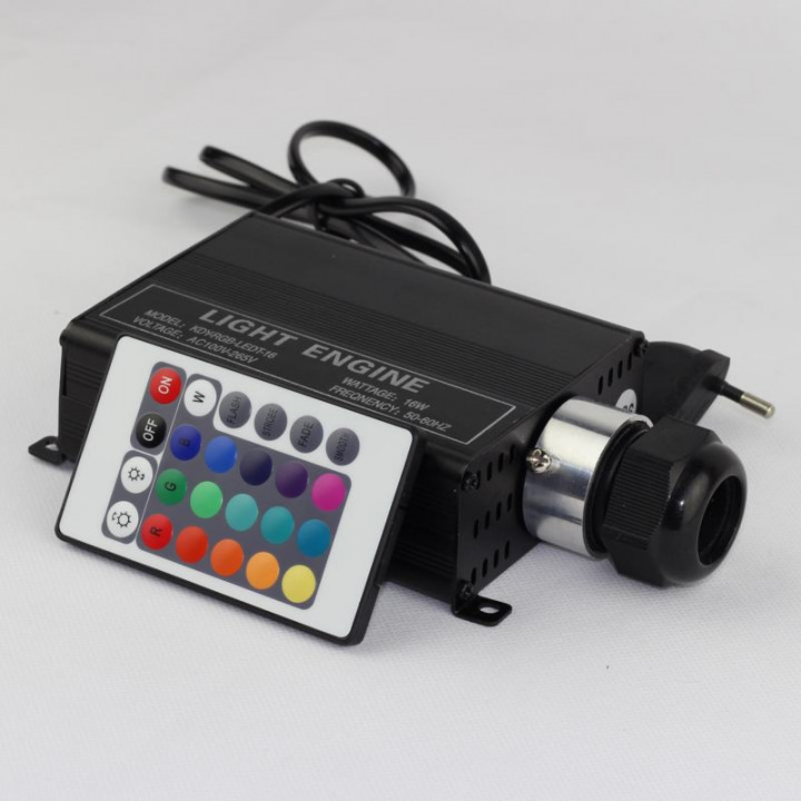LED RGB világító készlet SZÍNES CSILLAGOK 3 m.