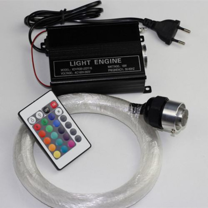 LED RGB világító készlet SZÍNES CSILLAGOK 3 m.