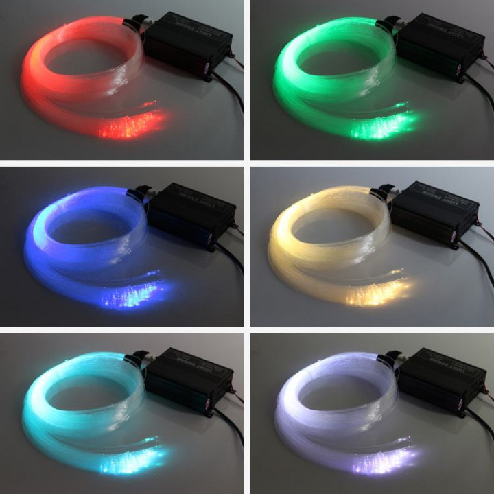 LED RGB világító készlet SZÍNES CSILLAGOK 3 m.