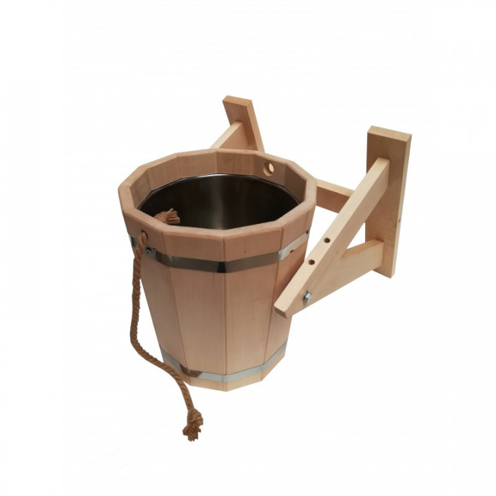 Zuhanykanál rozsdamentes acél betéttel, 20 l