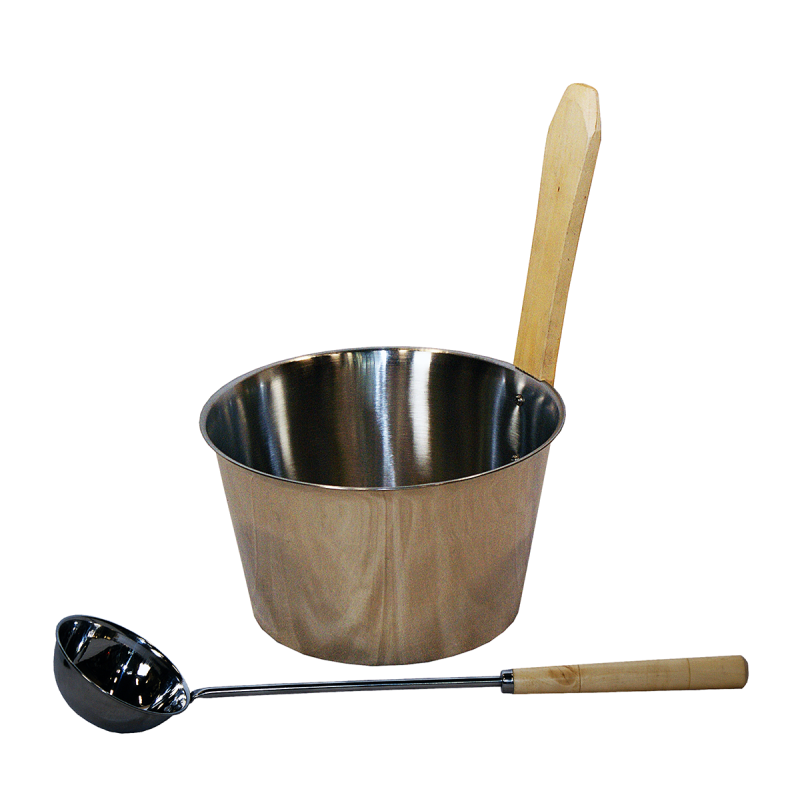 SAUNIA rozsdamentes acél készlet 4 l