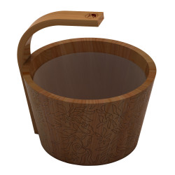 SAWO gőzvizes vödör, cédrus, 4 l  SAWO gőzvizes vödör, cédrus, 4 l