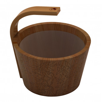 SAWO gőzvizes vödör, cédrus, 4 l