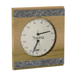 SAWO 281-THR termo-higrométer, cédrusból 