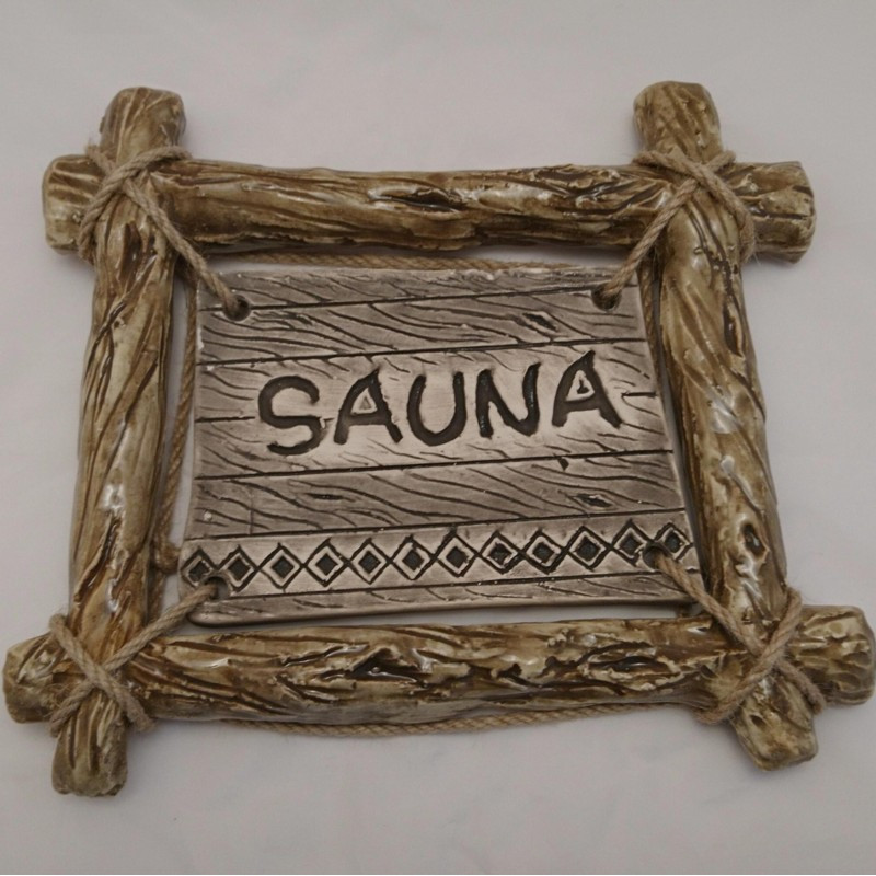 SAUNA ajtólemez ágvázzal