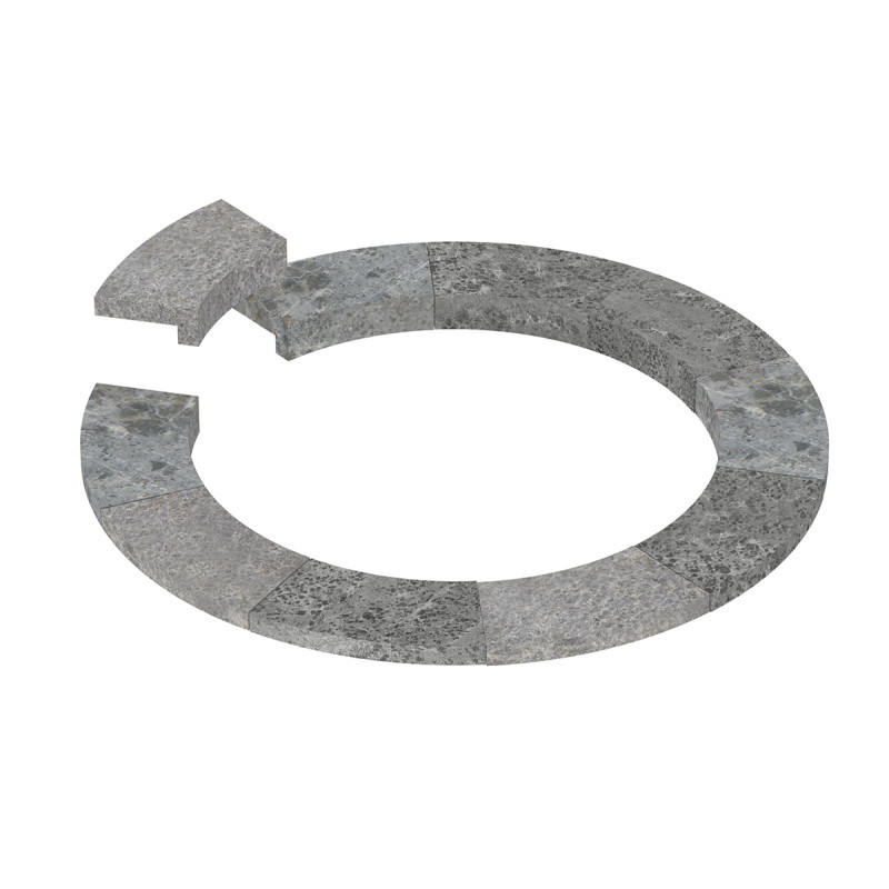 Beágyazó karima - SAWOTEC Tower Round fűtőtesthez