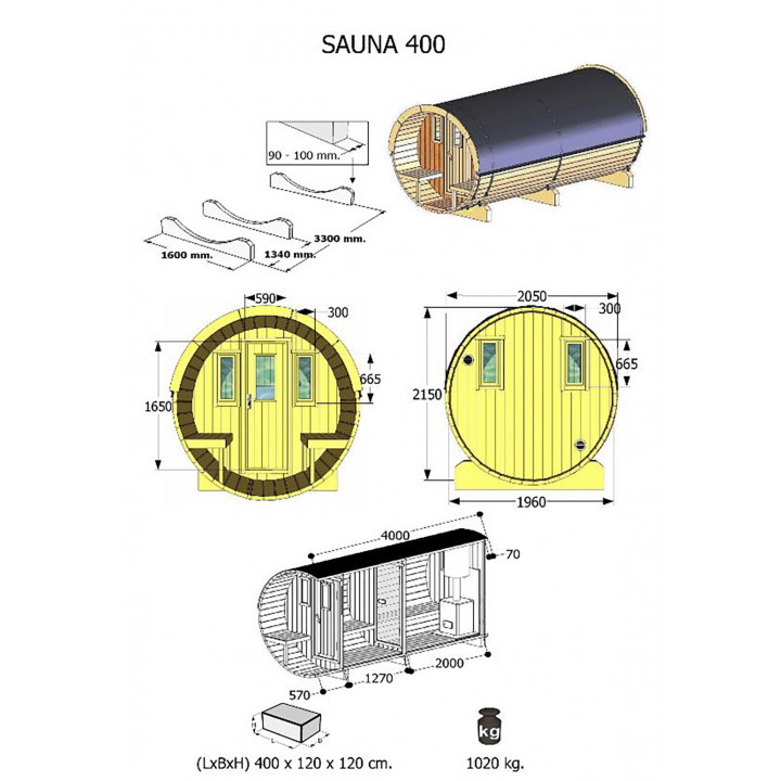 Szauna 400