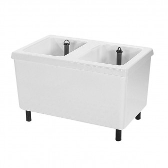 SAUFLEX lábfürdő 800 x 500 x 530 mm