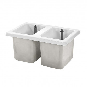 SAUFLEX lábfürdő 800 x 500 x 390 mm