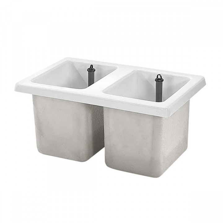 SAUFLEX lábfürdő 800 x 500 x 390 mm