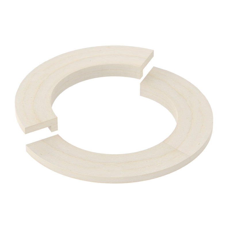 Beágyazó perem - SAWOTEC Tower Round fűtőtesthez, fa