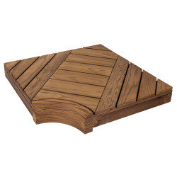 Sarokmodul moduláris szauna padokhoz, Fenyő  Sarokmodul moduláris szauna padokhoz, Fenyő