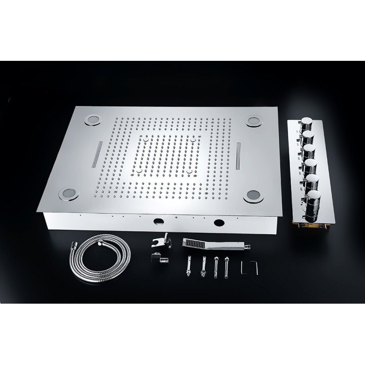 Steamtec Tolo esőztető zuhany, 600x800 mm