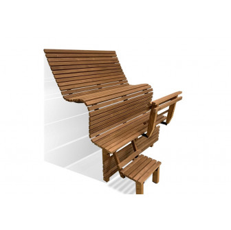 Moduláris szaunapad ERGONOMIC, Termo nyár