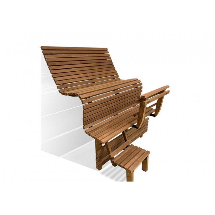 Moduláris szaunapad ERGONOMIC, Termo nyár