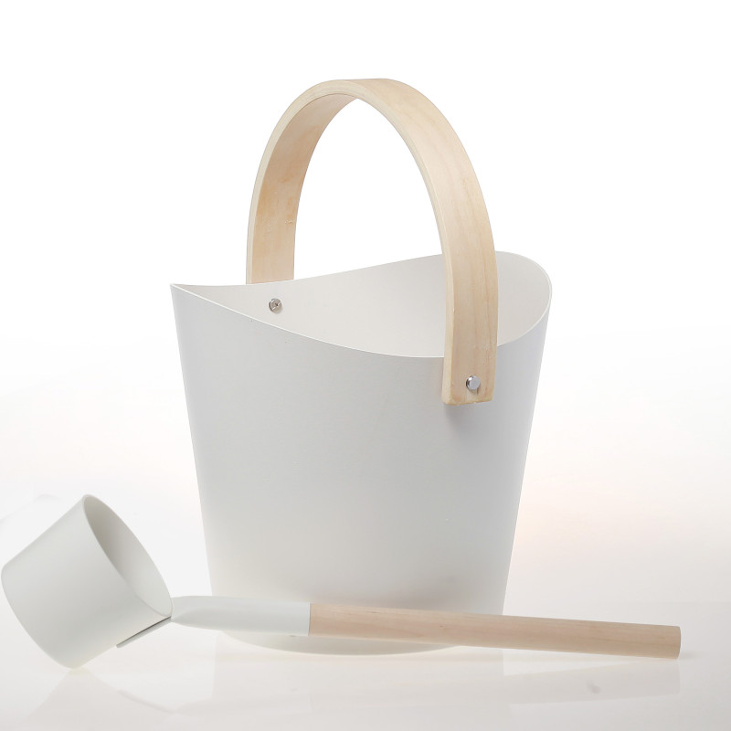 SAUFLEX alumínium vödör és merőkanál készlet