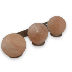 SAUFLEX Himalája sógolyók, tartóval, 3 db  SAUFLEX Himalája sógolyók, tartóval, 3 db