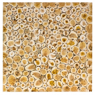 Vékony borókafa panel, 500 × 500 mm