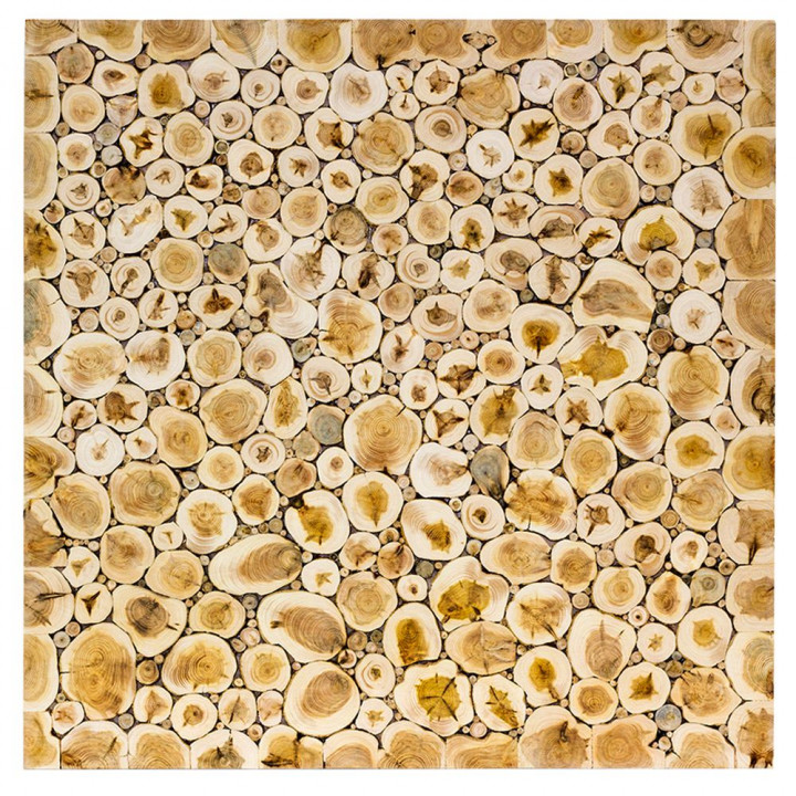 Vékony borókafa panel, 500 × 500 mm