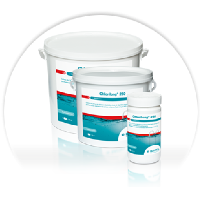 Lassan oldódó klórtabletta Chlorilong 200, 5 kg