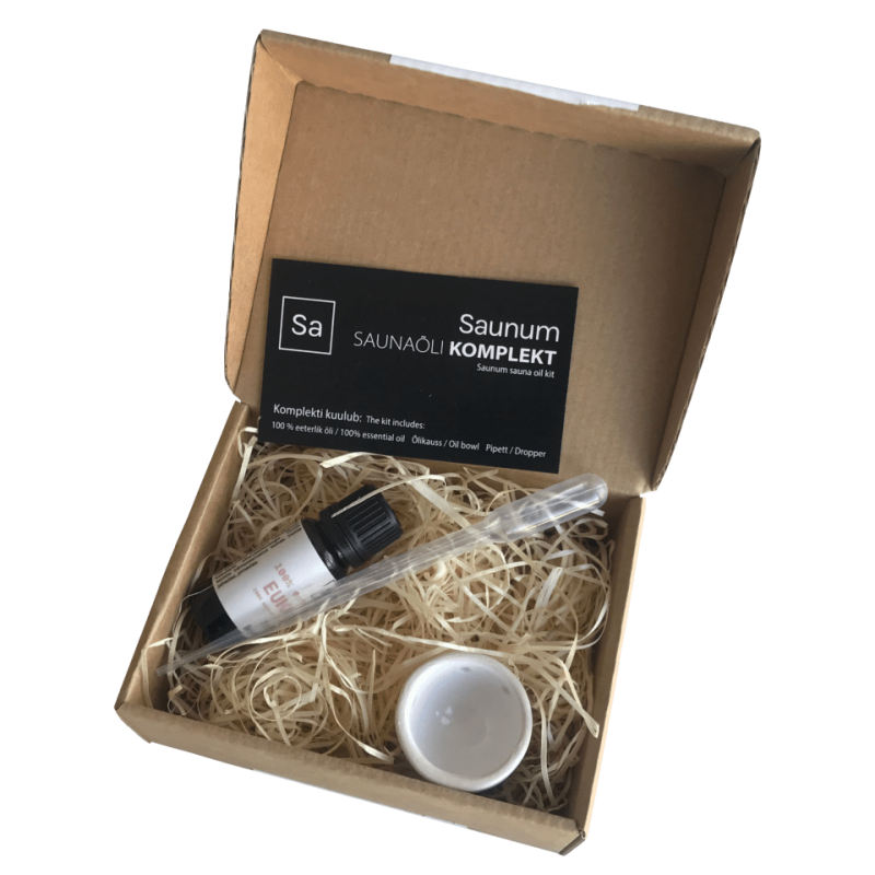 SAUNUM készlet illóolajjal