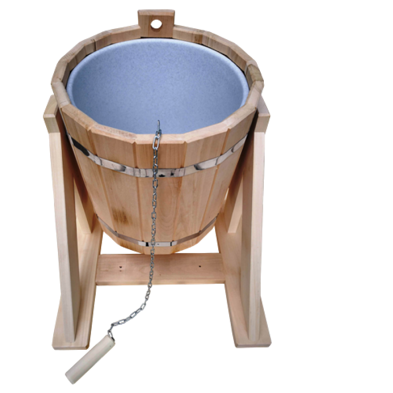 Zuhanyzó vödör műanyag betéttel, 10 l