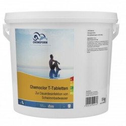Lassan oldódó klór CHEMOCLOR T-tabletták 20 g, 5 kg 