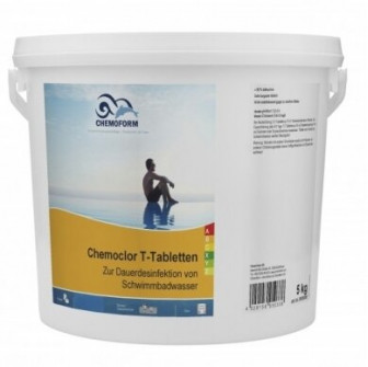 Lassan oldódó klór CHEMOCLOR T-tabletták 20 g, 5 kg