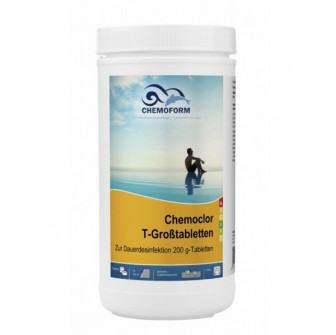 Lassan oldódó klór CHEMOCLOR T-tabletták 200 g, 1 kg