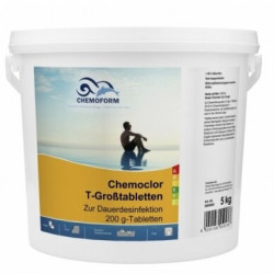 Lassan oldódó klór CHEMOCLOR T-tabletták 200 g, 5 kg