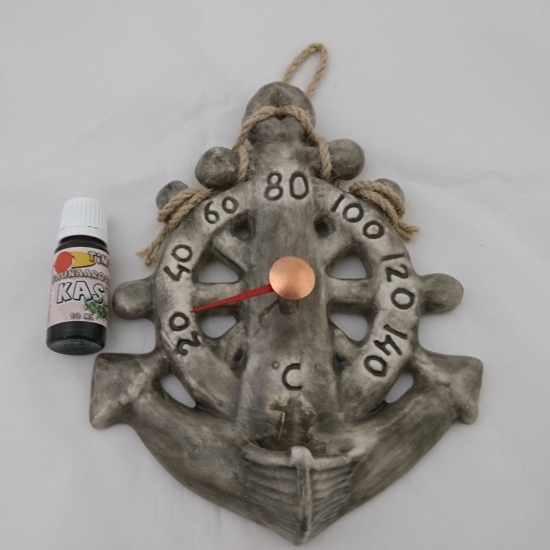 Kerámia szauna hőmérő - horgony Kerámia szauna hőmérő - horgony