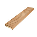 Szauna pad, nyár / éger, 400x1600-2400 mm - 2