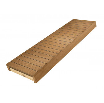 Szauna pad, termo nyár, 400x1600-2400 mm