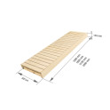 Szauna pad, nyár / éger, 600x1600-2400 mm - 3