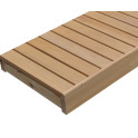 Szauna pad, nyár / éger, 600x1600-2400 mm - 4