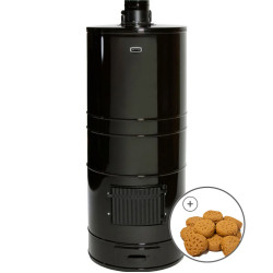 Fa tüzelésű szauna kályha - AITO AK-57, bővített, KERKES kövekkel 