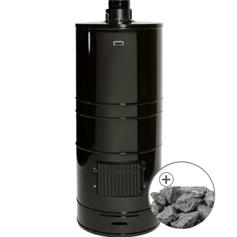 Fa tüzelésű szauna kályha - AITO AK-57K, hagyományos kövekkel