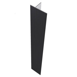 HARVIA alumínium ajtókárpitos készlet 9x19-21, fekete  HARVIA alumínium ajtókárpitos készlet 9x19-21, fekete