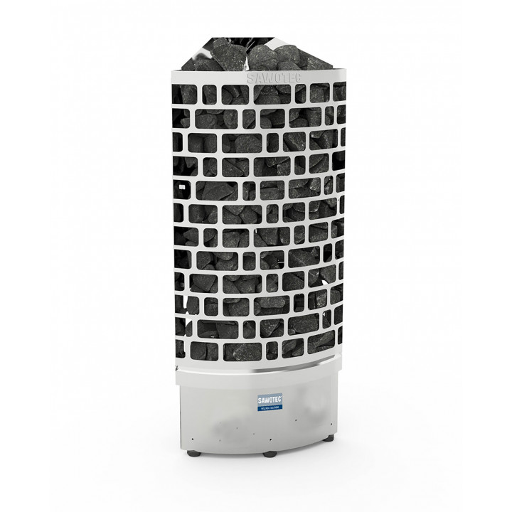 Elektromos szaunakályha – SAWOTEC Ari Corner 7,5 kW, vezérlőegység nélkül