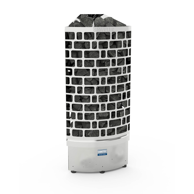 Elektromos szaunakályha – SAWOTEC Ari Corner 9 kW, vezérlőegység nélkül