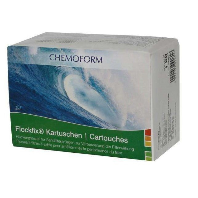 CHEMOFORM Flockfix flokkuláló patronok, 1 kg