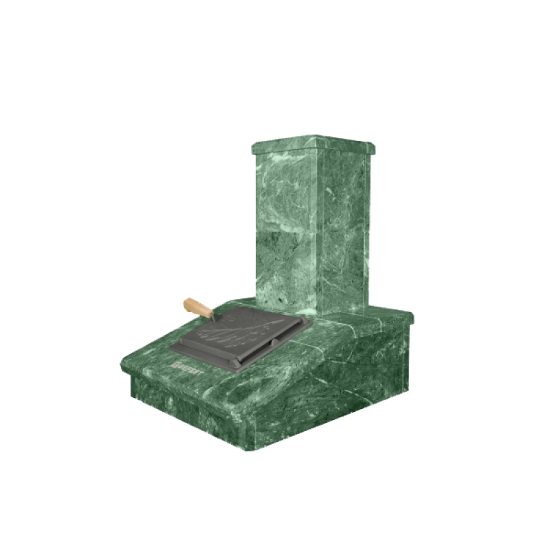 Kőkémény kivitel, szerpentin, 540 mm