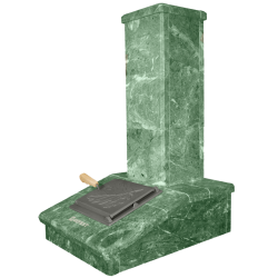 Kőkémény kivitel, szerpentin, 790 mm 