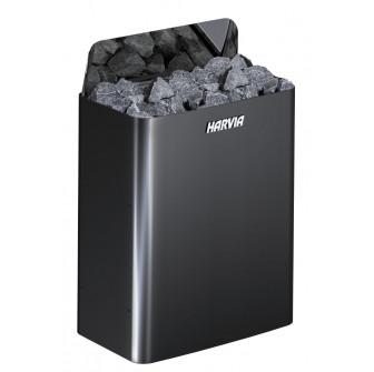 Elektromos szaunakályha - HARVIA The Wall Black Steel SW60E 6 kW
