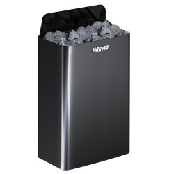 Elektromos szaunakályha - HARVIA The Wall Black Steel SW90E 9 kW  Elektromos szaunakályha - HARVIA The Wall Black Steel SW90E 9 kW